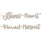 Harvest Sign Unfinished Wood Cutout Home Decor DIY