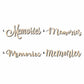 Memories Sign Unfinished Wood Cutout Home Decor DIY