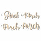 Porch Sign Unfinished Wood Cutout Home Decor DIY