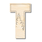 Unfinished Wood Layered Themed Letters | Pine Trees | A-Z | 2 Piece | up to 24"