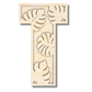 Unfinished Wood Layered Themed Letters | Dinosaur | A-Z | 2 Piece | up to 24"