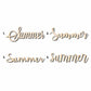 Summer Sign Unfinished Wood Cutout Home Decor DIY