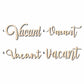 Vacant Sign Unfinished Wood Cutout Home Decor DIY