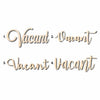 Vacant Sign Unfinished Wood Cutout Home Decor DIY
