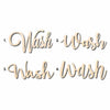 Wash Sign Unfinished Wood Cutout Home Decor DIY