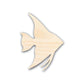 Unfinished Wood Angelfish Shape - Craft - up to 46"