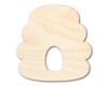 Unfinished Wood Beehive Shape - Craft - up to 46"