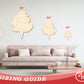 Unfinished Wood Cotton Candy Shape - Craft - up to 46"