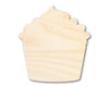 Unfinished Wood Cupcake Shape - Craft - up to 46"