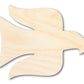 Unfinished Wood Eagle Totem Shape - Craft - up to 46"