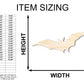 Unfinished Wood Flying Bat Shape - Craft - up to 46"