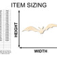 Unfinished Wood Halloween Bat Shape - Craft - up to 46"
