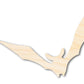Unfinished Wood Vampire Bat Shape - Craft - up to 46"