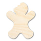 Unfinished Wood Gingerbread Bite Shape - Craft - up to 46"