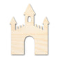 Unfinished Wood Castle Shape - Craft - up to 46"