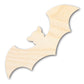 Unfinished Wood Bat Shape - Craft - up to 46"