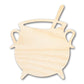 Unfinished Wood Cauldron Brew Shape - Craft - up to 46"