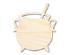 Unfinished Wood Cauldron Brew Shape - Craft - up to 46"