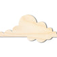 Unfinished Wood Large Cloud Shape - Craft - up to 46"