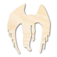 Unfinished Wood Mothman Shape - Craft - up to 46"