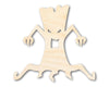 Unfinished Wood Scary Tree Shape - Craft - up to 46"