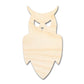 Unfinished Wood Night Owl Shape - Craft - up to 46"