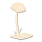 Unfinished Wood Mushroom Shape - Craft - up to 46"
