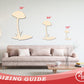 Unfinished Wood Mushroom Shape - Craft - up to 46"