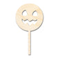 Unfinished Wood Pumpkin Lollipop Shape - Craft - up to 46"