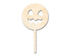Unfinished Wood Pumpkin Lollipop Shape - Craft - up to 46"