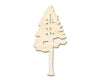 Unfinished Wood Sequoia Tree Shape - Craft - up to 46"