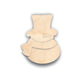 Unfinished Wood Snowman Craft Set Shape - 3 Piece Craft Set - up to 46"