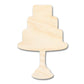 Unfinished Wood Tiered Cake Shape - Craft - up to 46"