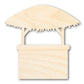 Unfinished Wood Tiki Bar Shape - Craft - up to 46"