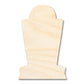 Unfinished Wood Tombstone Shape - Craft - up to 46"