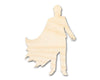 Unfinished Wood Vampire Shape - Craft - up to 46"