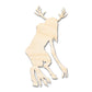 Unfinished Wood Wendigo Shape - Craft - up to 46"