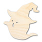 Unfinished Wood Witch Ghost Shape - Craft - up to 46"
