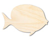 Unfinished Wood Yellow Tang Shape - Craft - up to 46"