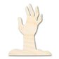 Unfinished Wood Zombie Hand Shape - Craft - up to 46"