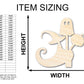 Unfinished Wood Witches Candy Shoe Shape - Craft - up to 46"