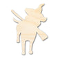 Unfinished Wood Witch Dog Shape - Craft - up to 46"
