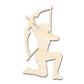Unfinished Wood Elven Archer Shape - Craft - up to 46"
