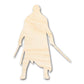 Unfinished Wood Warrior Shape - Craft - up to 46"