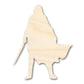 Unfinished Wood Cloak and Dagger Shape - Craft - up to 46"