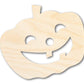 Unfinished Wood Smiling Pumpkin Shape - Craft - up to 46"