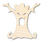 Unfinished Wood Scary Tree Shape - Craft - up to 46"