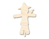 Unfinished Wood Scarecrow Shape - Craft - up to 46"
