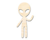 Unfinished Wood Alien Greetings Shape - Craft - up to 46"