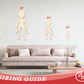 Unfinished Wood Grey Alien Shape - Craft - up to 46"